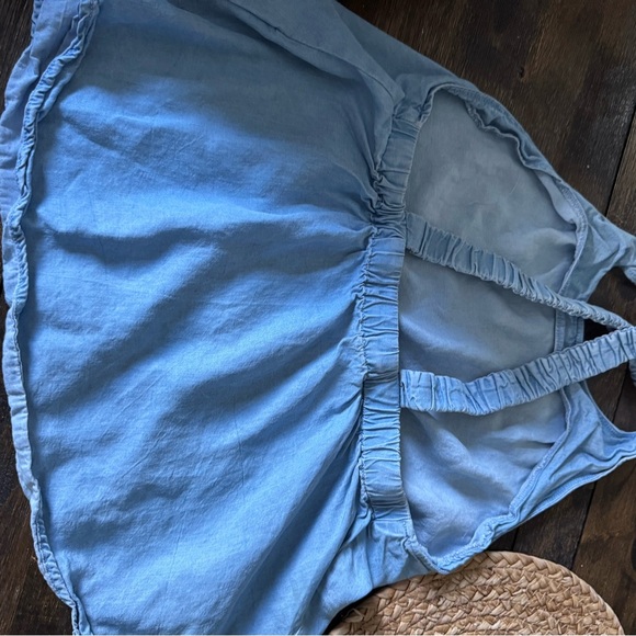 MNG by Mango Denim Cross back Tank size SM EUC - Picture 3 of 5